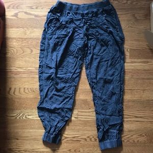 Anthro blue/gray lounge pants
